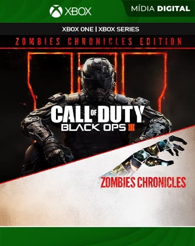 Call of Duty: Black Ops III – Zombies Chronicles Edition – Xbox One / XS – Mídia Digital
