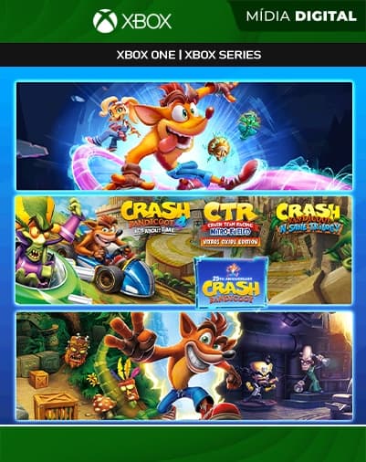 Crash Bandicoot: Crashiversary Bundle – Xbox One / XS – Mídia Digital