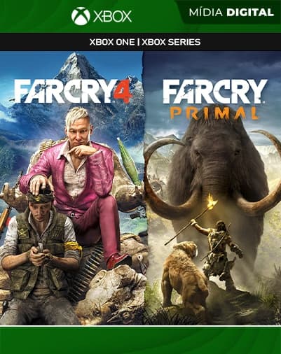 Far Cry 4 + Far Cry Primal Bundle – Xbox One / XS – Mídia Digital