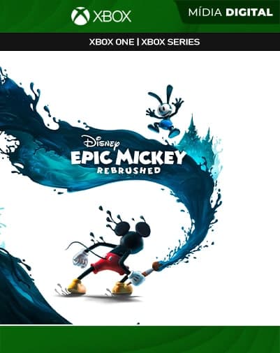 Disney Epic Mickey: Rebrushed – Xbox One / XS – Mídia Digital