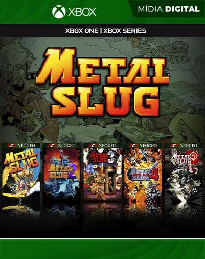 ACA NEOGEO Metal Slug Collection 1 ao 5 – Xbox One / XS – Mídia Digital