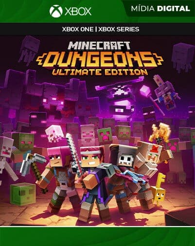 Minecraft Dungeons Edição Ultimate – Xbox One / XS – Mídia Digital