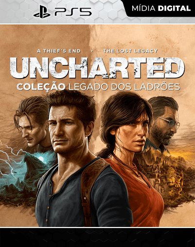 UNCHARTED: Coleção Legado dos Ladrões – PS5 – Mídia Digital
