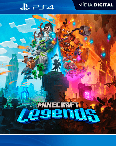 Minecraft Legends – PS4 – Mídia Digital