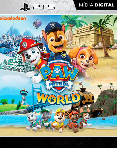 Mundo da PAW Patrol Patrulha Canina – PS5 – Mídia Digital