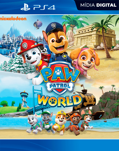 Mundo da PAW Patrol Patrulha Canina – PS4 – Mídia Digital