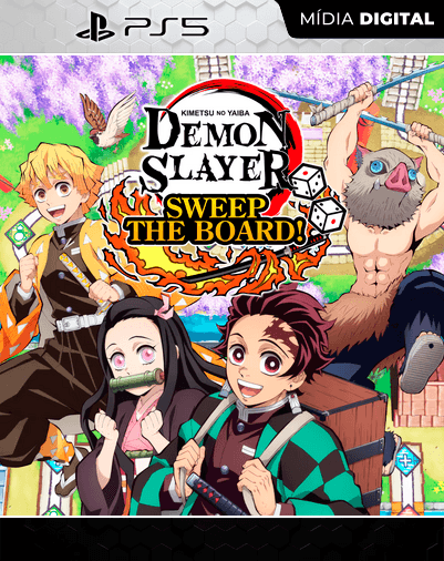 Demon Slayer – Kimetsu no Yaiba – Sweep the Board! – PS5 – Mídia Digital