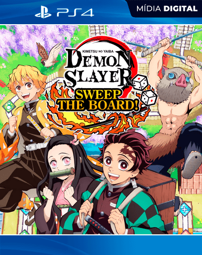 Demon Slayer – Kimetsu no Yaiba – Sweep the Board! – PS4 – Mídia Digital