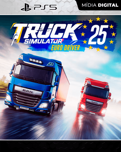 Truck Simulator 25: Euro Driver – PS5 – Mídia Digital