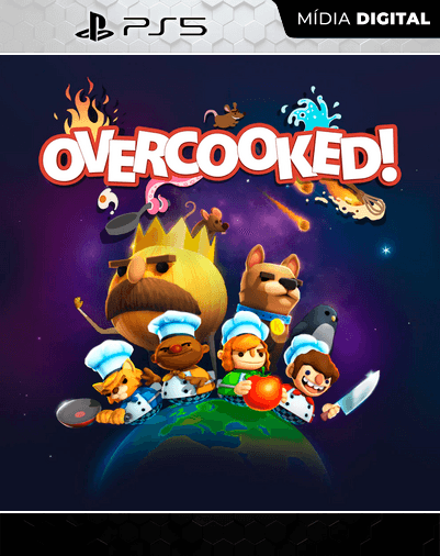 Overcooked – PS5 – Mídia Digital