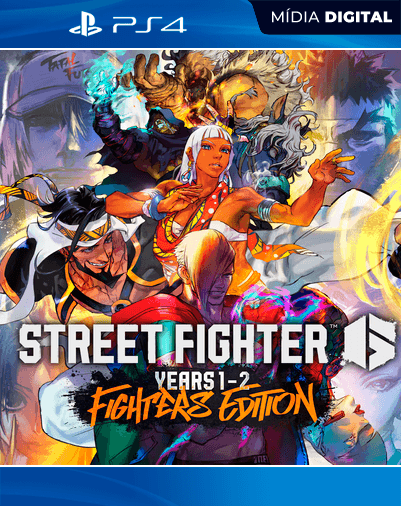 Street Fighter 6 Years 1-2 Fighters Edition – PS4 – Mídia Digital