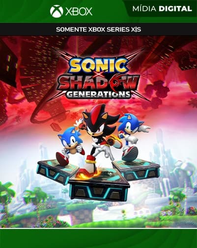 SONIC X SHADOW GENERATIONS – Xbox One / XS – Mídia Digital