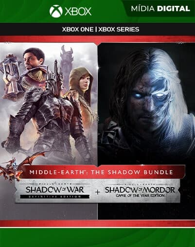 Terra-Média: Conjunto das Sombras – Xbox One / XS – Mídia Digital