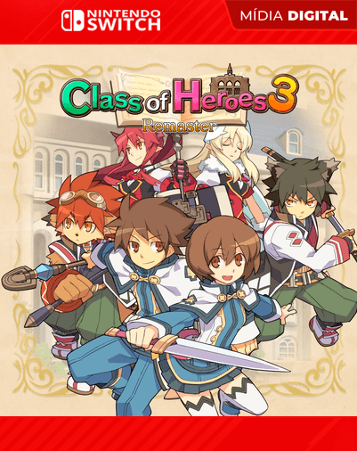 Class of Heroes 3 Remaster – Nintendo Switch – Mídia Digital
