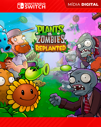 Plants vs. Zombies: Replanted – Nintendo Switch – Mídia Digital