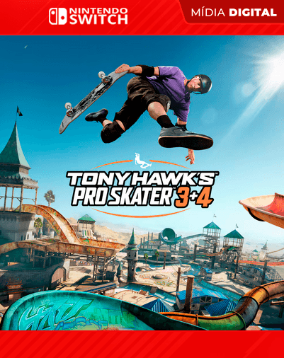 Tony Hawk’s Pro Skater 3 + 4 – Nintendo Switch – Mídia Digital
