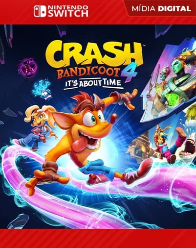 Crash Bandicoot 4: It’s About Time – Nintendo Switch – Mídia Digital