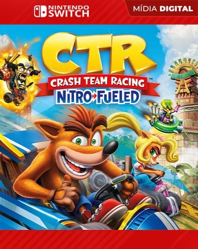 Crash Team Racing Nitro-Fueled – Nintendo Switch – Mídia Digital