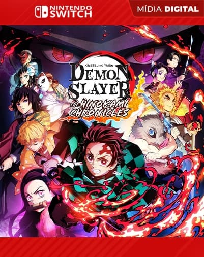 Demon Slayer – Kimetsu no Yaiba – The Hinokami Chronicles – Nintendo Switch – Mídia Digital