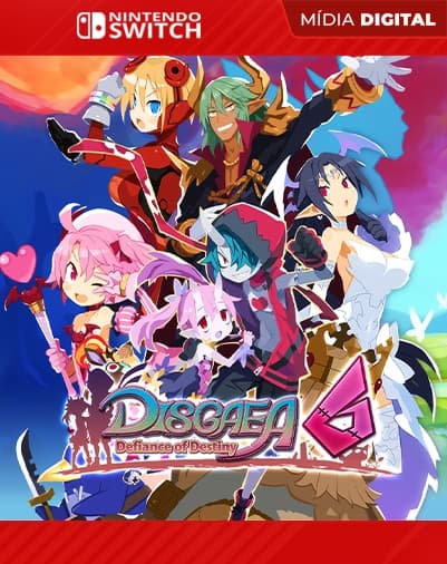 Disgaea 6: Defiance of Destiny – Nintendo Switch – Mídia Digital