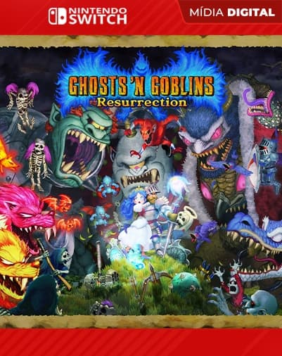 Ghosts ‘n Goblins Resurrection – Nintendo Switch – Mídia Digital