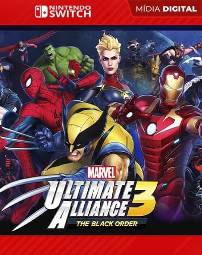 MARVEL ULTIMATE ALLIANCE 3 The Black Order – Nintendo Switch – Mídia Digital
