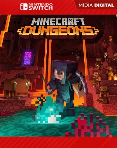 Minecraft Dungeons – Nintendo Switch – Mídia Digital