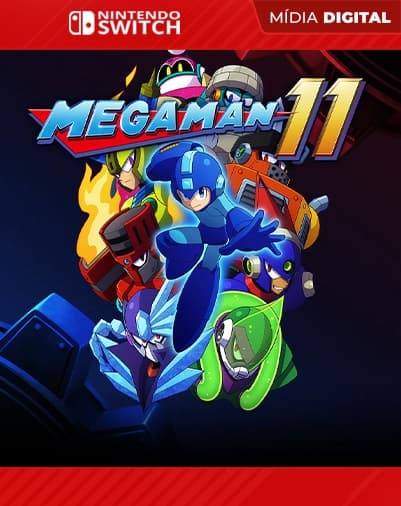 Mega Man 11 – Nintendo Switch – Mídia Digital