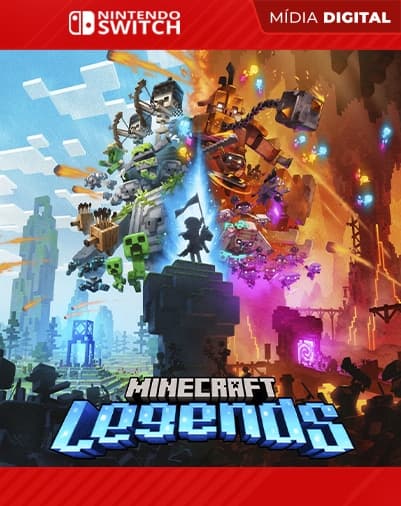 Minecraft Legends – Nintendo Switch – Mídia Digital