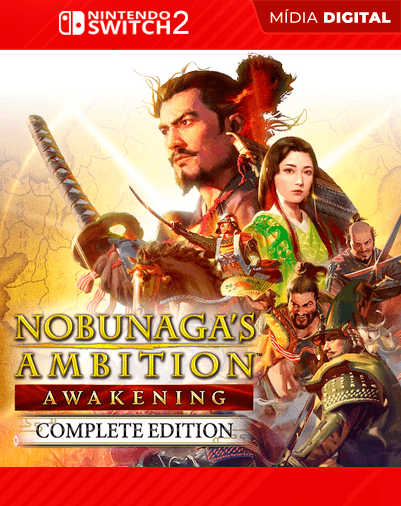 NOBUNAGA’S AMBITION: Awakening Complete Edition – Nintendo Switch 2 – Mídia Digital