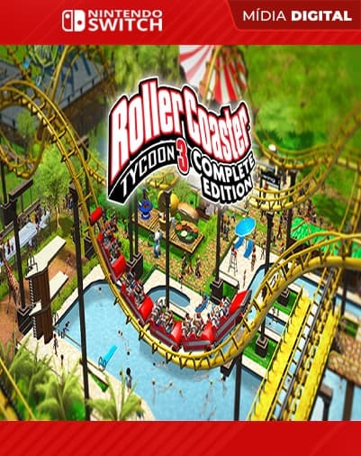 RollerCoaster Tycoon 3 Complete Edition – Nintendo Switch – Mídia Digital