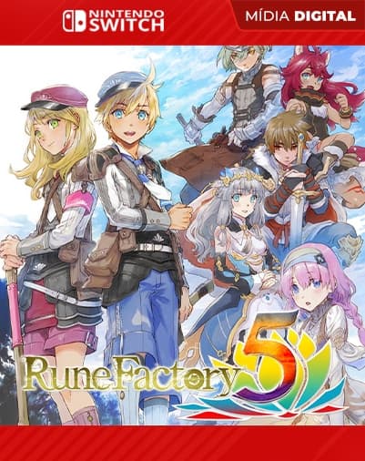 Rune Factory 5 – Nintendo Switch – Mídia Digital