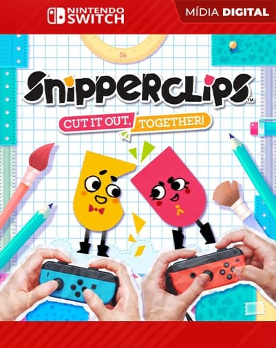 Snipperclips – Cut it out, together! – Nintendo Switch – Mídia Digital