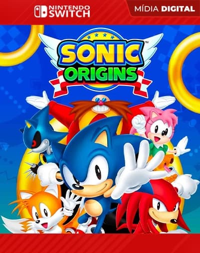 Sonic Origins – Nintendo Switch – Mídia Digital