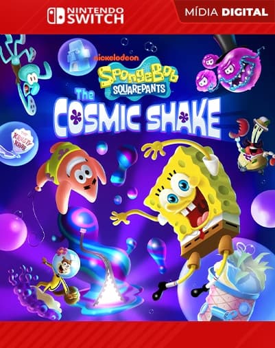 Bob Esponja: The Cosmic Shake – Nintendo Switch – Mídia Digital