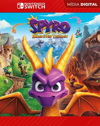 Spyro Reignited Trilogy – Nintendo Switch – Mídia Digital