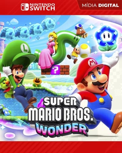Super Mario Bros. Wonder – Nintendo Switch – Mídia Digital