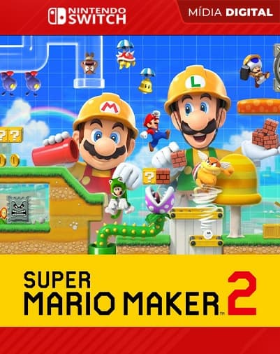 Super Mario Maker 2 – Nintendo Switch – Mídia Digital