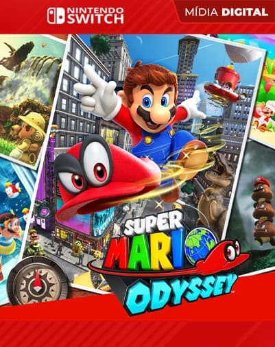 Super Mario Odyssey – Nintendo Switch – Mídia Digital