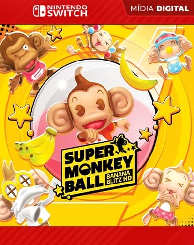 Super Monkey Ball: Banana Blitz HD – Nintendo Switch – Mídia Digital