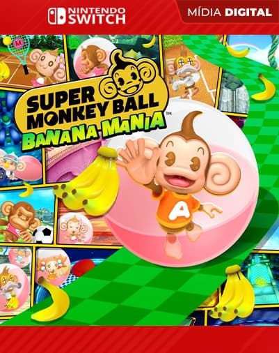 Super Monkey Ball Banana Mania – Nintendo Switch – Mídia Digital