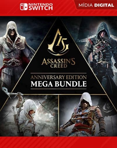 Assassin’s Creed Anniversary Edition Mega Bundle – Nintendo Switch – Mídia Digital