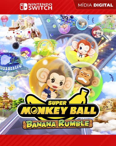 Super Monkey Ball Banana Rumble – Nintendo Switch – Mídia Digital