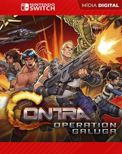 Contra: Operation Galuga – Nintendo Switch – Mídia Digital