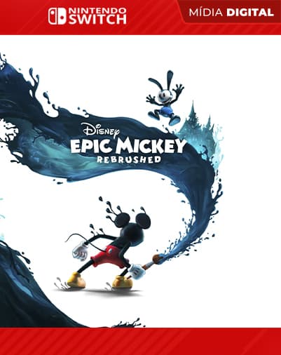 Disney Epic Mickey: Rebrushed – Nintendo Switch – Mídia Digital