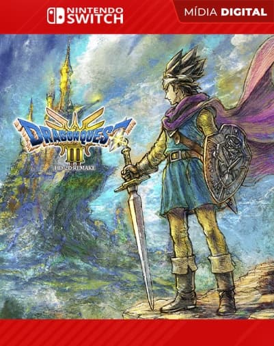 DRAGON QUEST III HD-2D Remake – Nintendo Switch – Mídia Digital