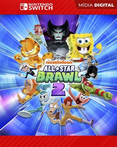 Nickelodeon All-Star Brawl 2 – Nintendo Switch – Mídia Digital