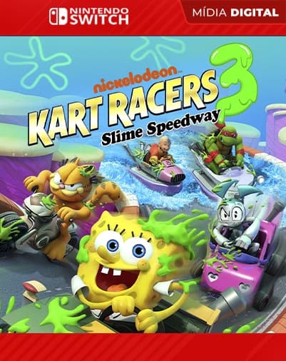 Nickelodeon Kart Racers 3: Slime Speedway – Nintendo Switch – Mídia Digital