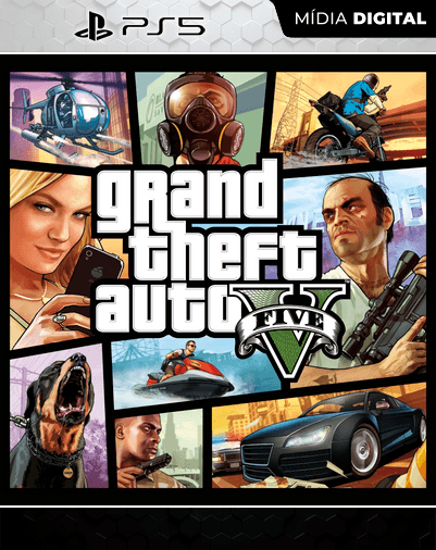 GTA V – Grand Theft Auto V – Next Generation – PS5 – Mídia Digital