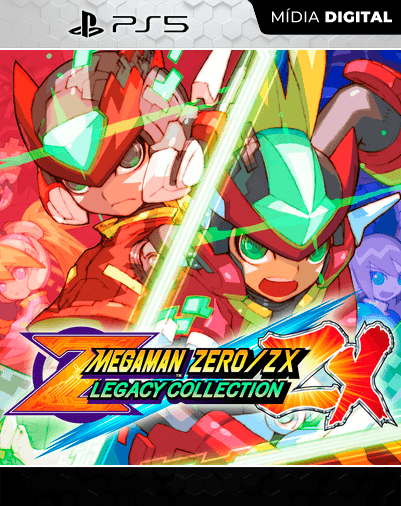 Mega Man Zero/ZX Legacy Collection – PS5 – Mídia Digital